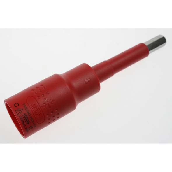 Sealey Insulated hex socket bit 8mm 1/2"dr