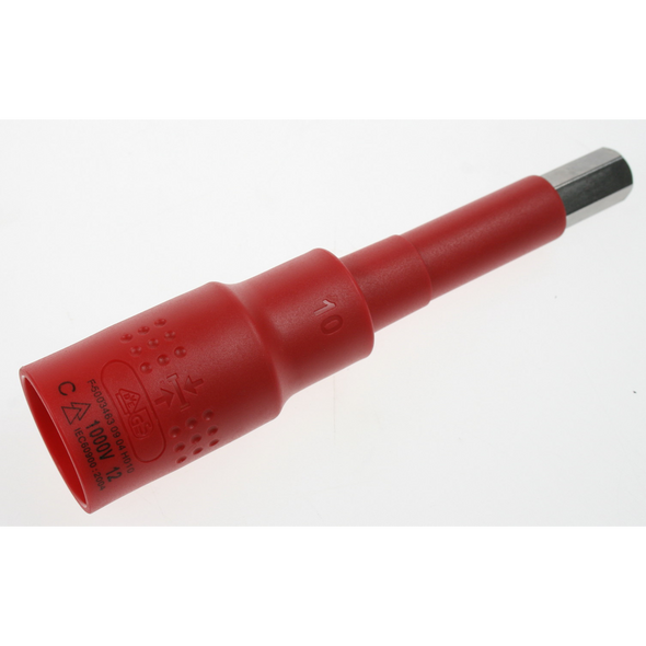 Sealey Insulated hex socket bit 10mm 1/2"dr