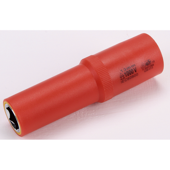 Sealey VDE Insulated 1/2"Dr Socket 13mm