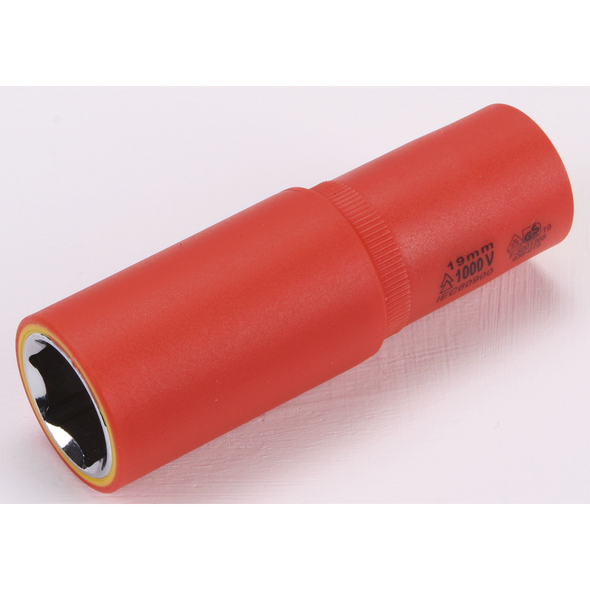 Sealey VDE Insulated 1/2"Dr Socket 19mm
