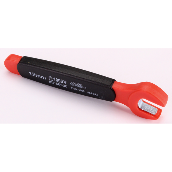 Sealey Insulated Open End Wrench 12mm