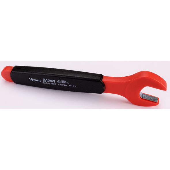 Sealey Insulated Open End Wrench 19mm