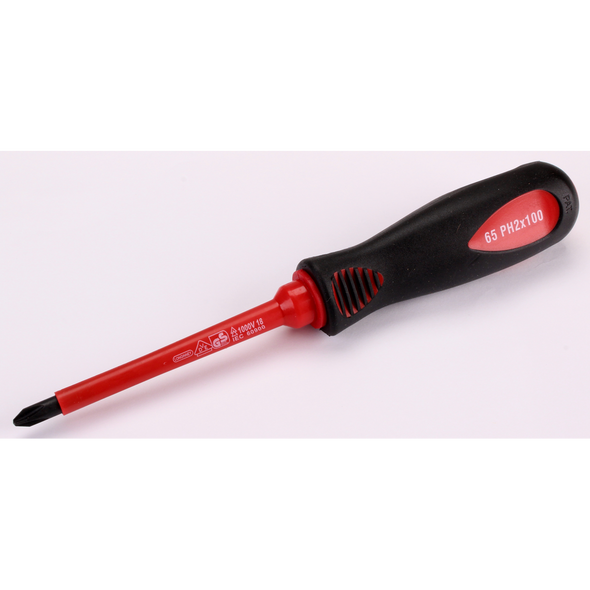 Sealey Insulated Phillips Screwdriver PH2x100mm