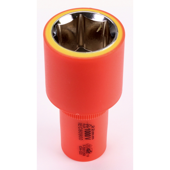 Sealey 3/8"Sq Dr Insulated Socket 22mm