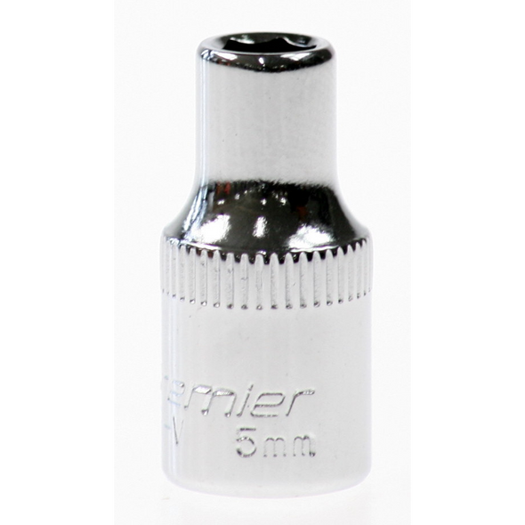 Sealey Socket 1/4"dr 5mm (mirror finish)