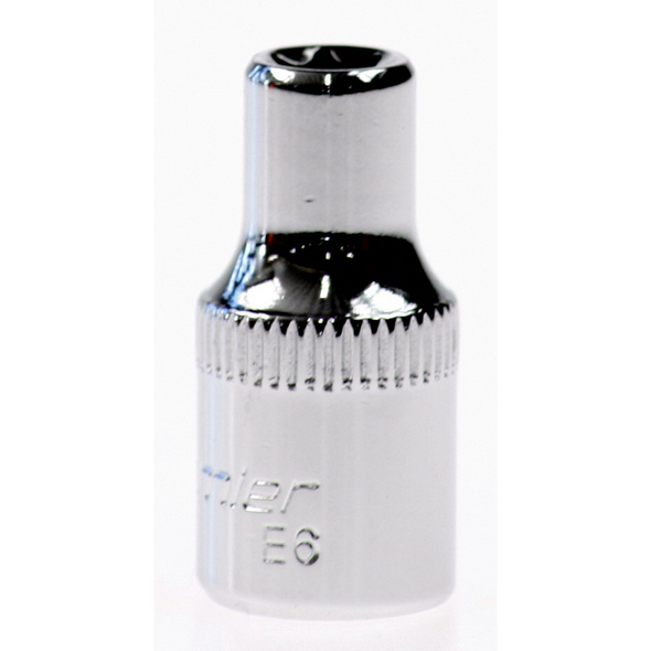 Sealey Star socket 1/4"dr e6 (mirror finish)
