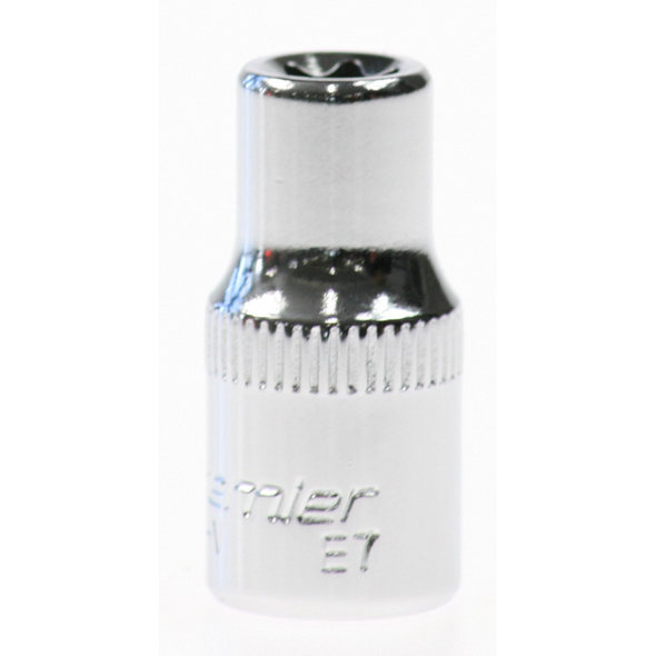 Sealey Star socket 1/4"dr e7 (mirror finish)