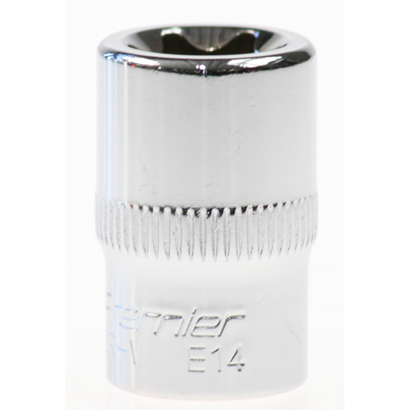 Sealey Star socket 3/8"dr e14 (mirror finish)