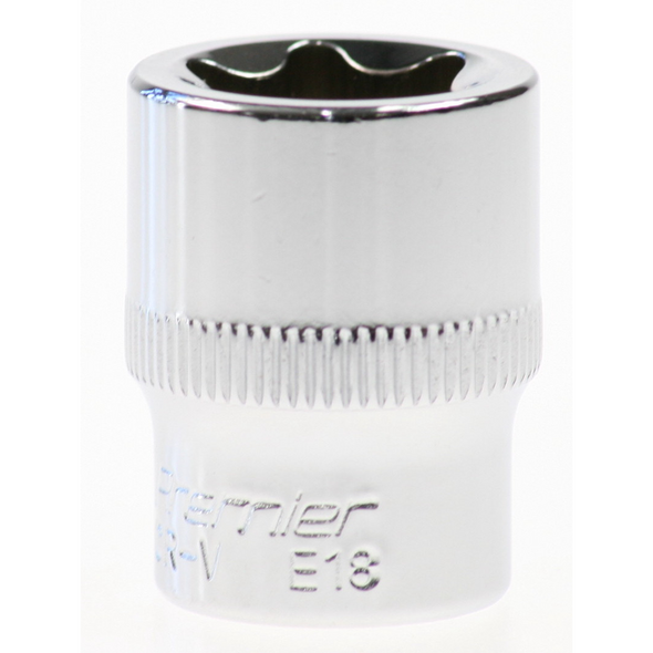 Sealey Star socket 3/8"dr e18 (mirror finish)