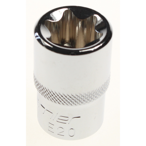 Sealey Trx-star socket bit 1/2"dr e20 (mirror finish)