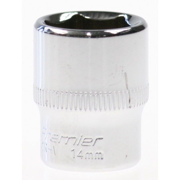 Sealey Socket 1/4"dr 14mm (mirror finish)