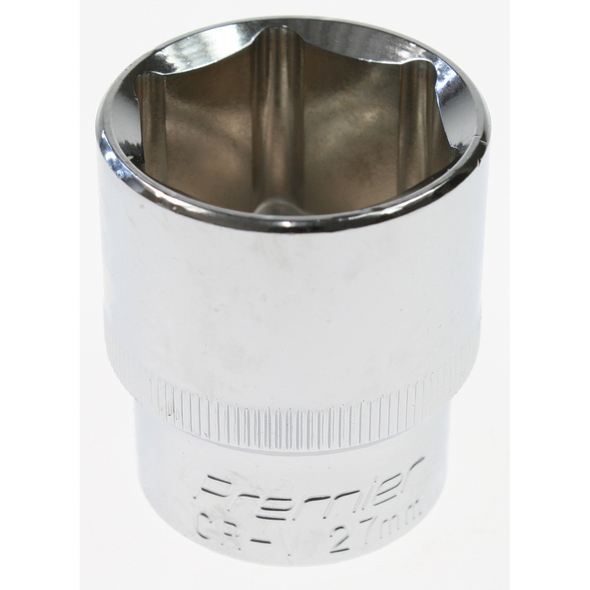 Sealey Socket 1/2"dr 27mm (mirror finish)