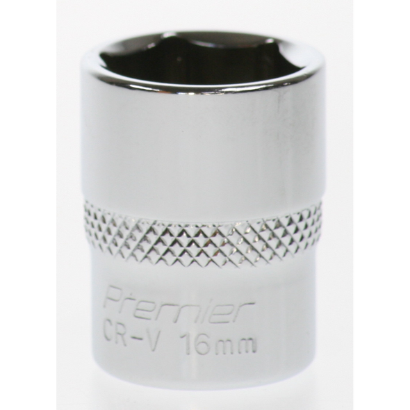 Sealey Socket 3/8"dr 16mm (6pt)