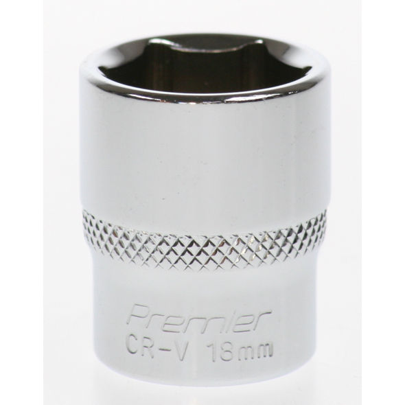 Sealey Socket 3/8"dr 18mm (6pt)