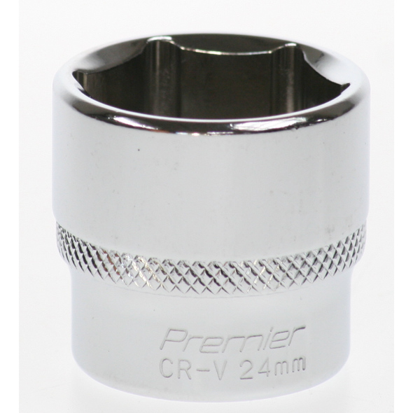 Sealey Socket 3/8"dr 24mm (6pt)