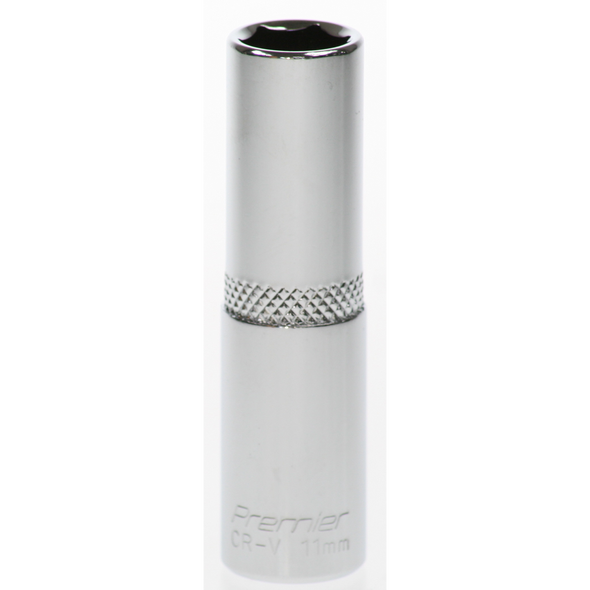 Sealey Socket 3/8"dr 11mm 'deep' (6pt)