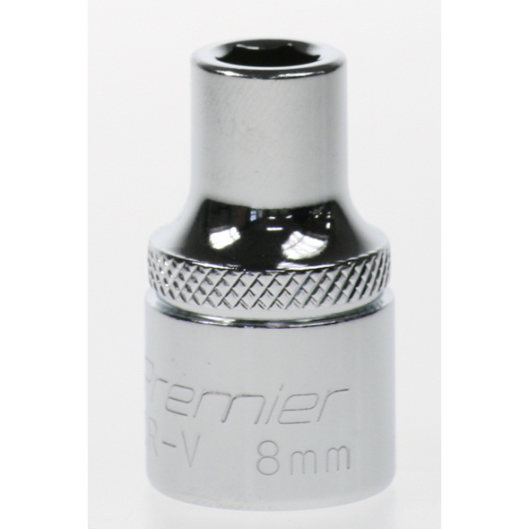 Sealey Socket 1/2"dr 8mm (6pt)