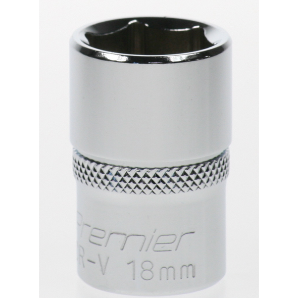 Sealey Socket 1/2"dr 18mm (6pt)