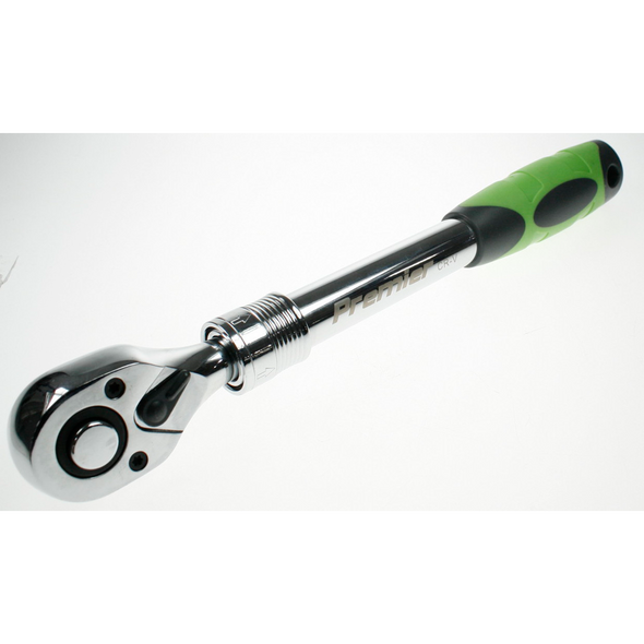 Sealey 1/2"sq dr 72-tooth extending ratchet wrench 'q/r'
