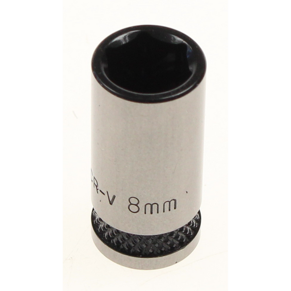Sealey Socket 1/4"dr 8mm (6pt) 'black series'