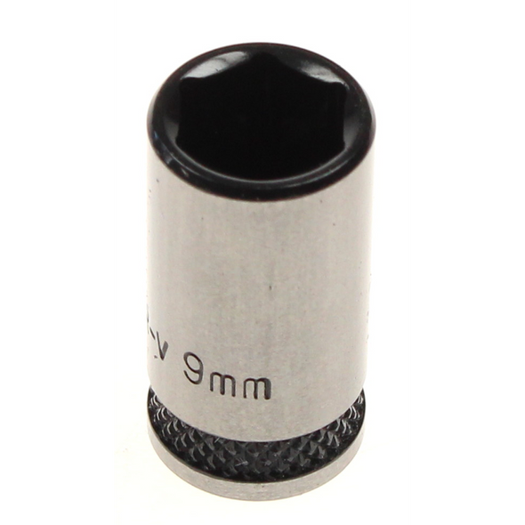 Sealey Socket 1/4"dr 9mm (6pt) 'black series'