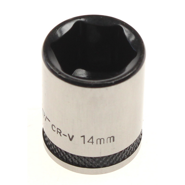 Sealey Socket 1/4"dr 14mm (6pt) 'black series'