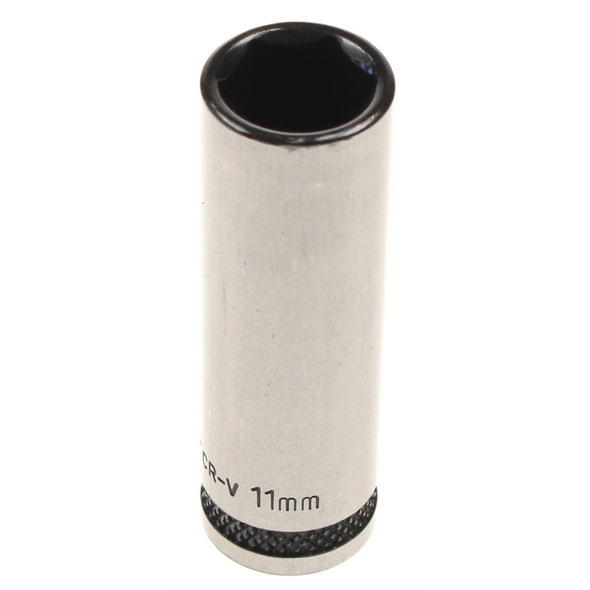 Sealey Socket 1/4"dr 11mm (6pt) deep 'black series'