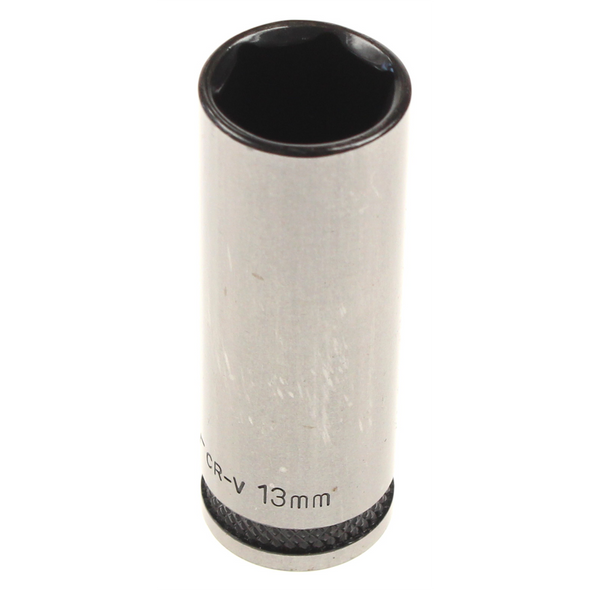 Sealey Socket 1/4"dr 13mm (6pt) deep 'black series'