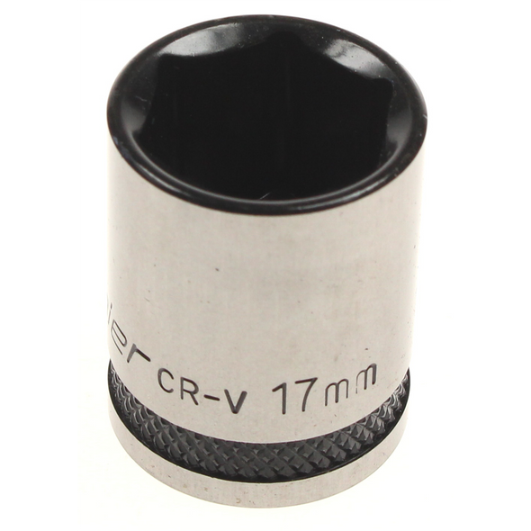 Sealey Socket 3/8"dr 17mm (6pt) 'black series'
