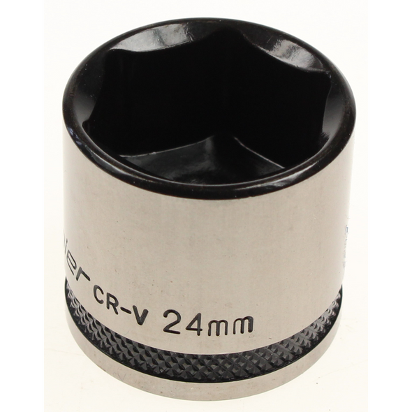 Sealey Socket 3/8"dr 24mm (6pt) 'black series'