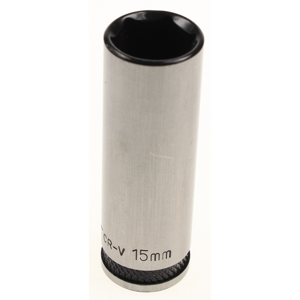 Sealey Socket 3/8"dr 15mm deep (6pt) 'black series'