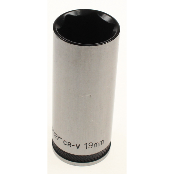 Sealey Socket 3/8"dr 19mm deep (6pt) 'black series'