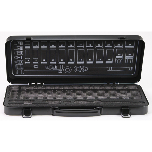 Sealey Metal case with foam insert (black series)