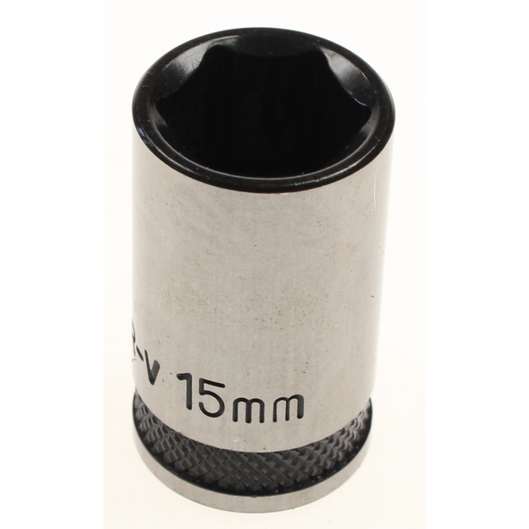 Sealey Socket 1/2"dr 15mm (6pt) 'black series'