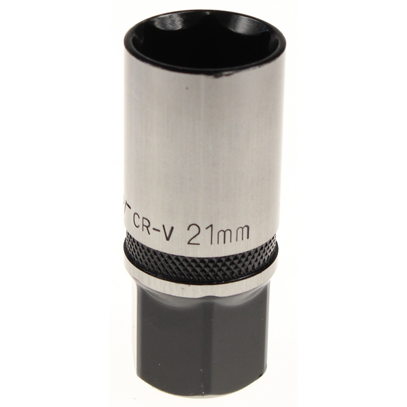 Sealey 1/2"dr 21mm spark plug socket 'black series'