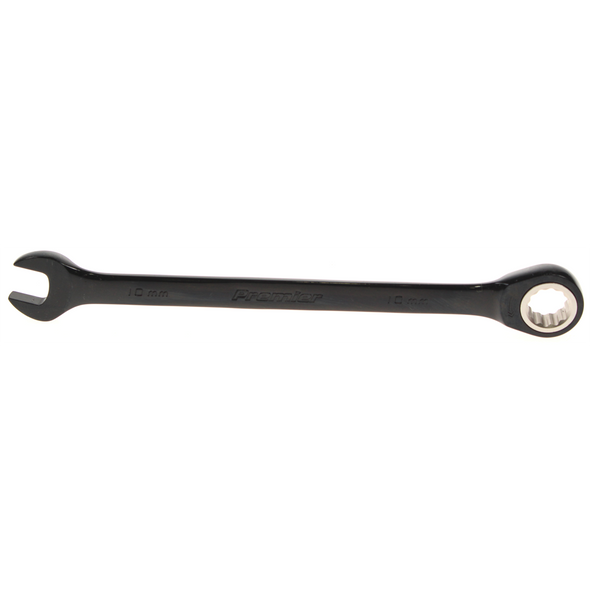 Sealey Combination ratchet spanner 10mm black