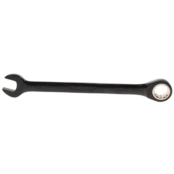 Sealey Combination ratchet spanner 12mm black