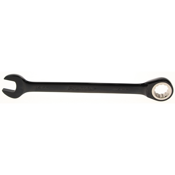 Sealey Combination ratchet spanner 14mm black