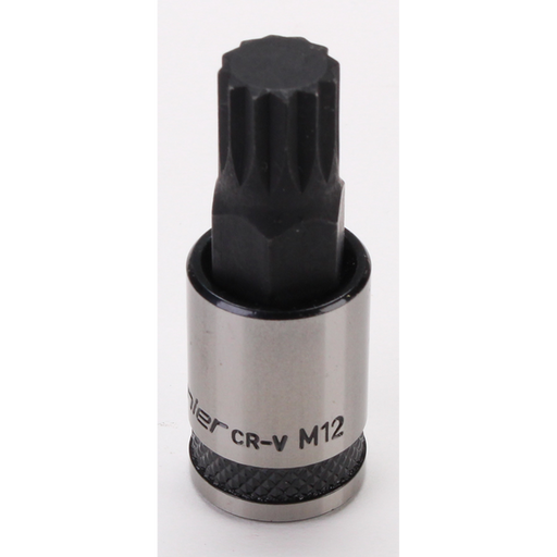 Sealey Spline Socket Bit 3/8"Sq Drive M12 (Black Series)