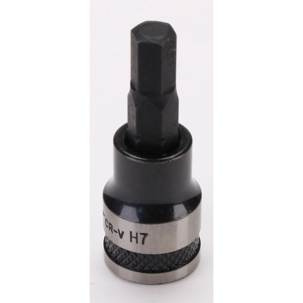 Sealey Hex Socket Bit 3/8"Sq Drive 7mm (Black Series)