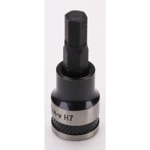 Sealey Hex Socket Bit 3/8"Sq Drive 7mm (Black Series)