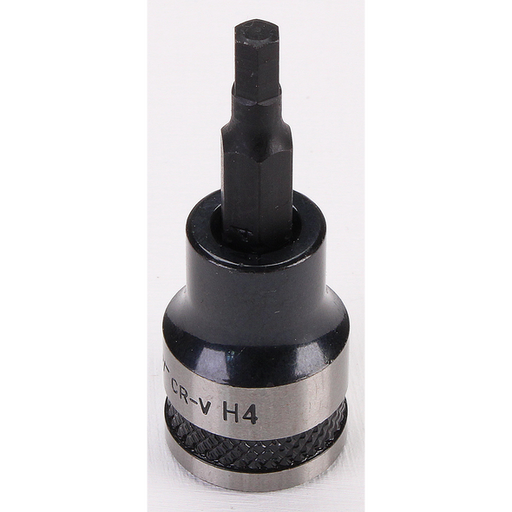 Sealey Hex Key Socket Bit 3/8"Dr 4mm (Black Series)