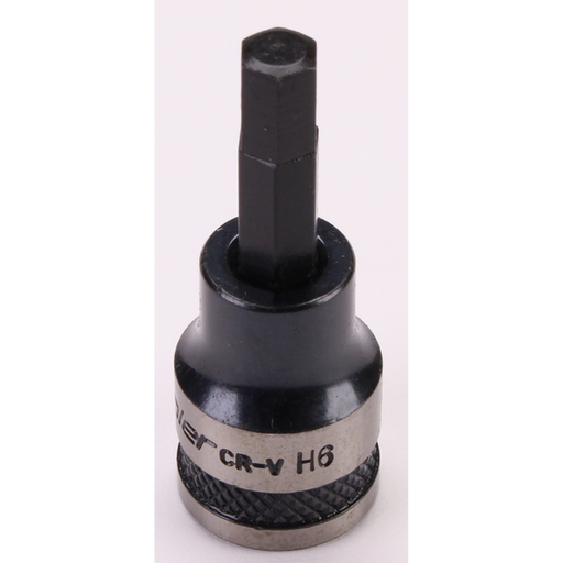Sealey Hex Key Socket Bit 3/8"Dr 6mm (Black Series)