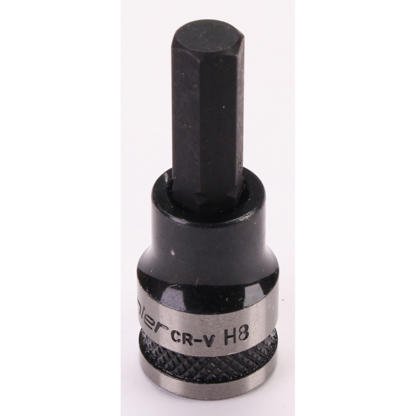 Sealey Hex Key Socket Bit 3/8"Dr 8mm (Black Series)