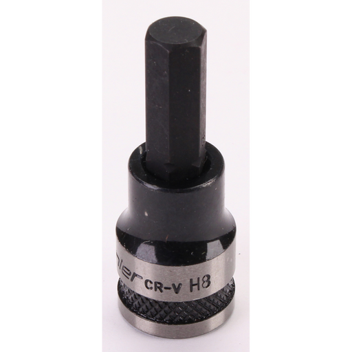 Sealey Hex Key Socket Bit 3/8"Dr 8mm (Black Series)