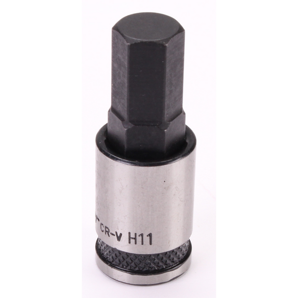Sealey Hex Key Socket Bit 3/8"Dr 11mm (Black Series)