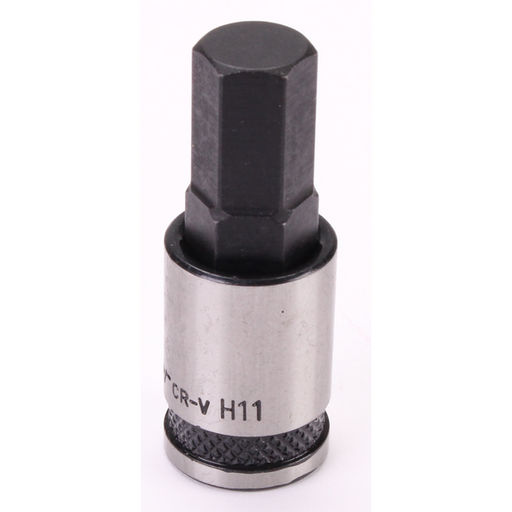Sealey Hex Key Socket Bit 3/8"Dr 11mm (Black Series)
