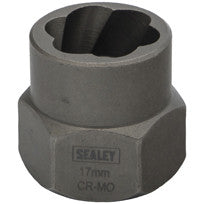 Sealey Reverse Spiral Bolt Extractor 17mm