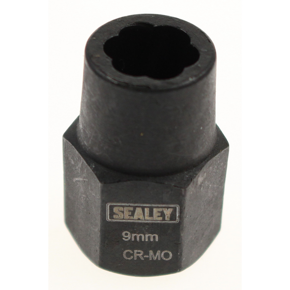 Sealey Bolt extractor 3/8"sq dr 9mm 'spanner type'