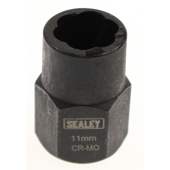 Sealey Bolt extractor 3/8"sq dr 11mm 'spanner type'